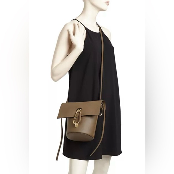 Zac Posen Medium Belay Bucket Smooth Italian Leather Shoulder/Crossbody Bag - Picture 7 of 10